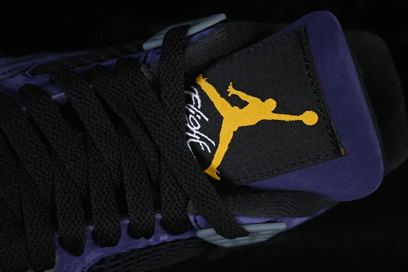 All categories Air Jordan Jordan series basketball shoes Air Jordan 4 OG version Air Jordan 4 Retro "Lakers" AJ4 Joe 4 Lakers Purple Gold FV5029-500